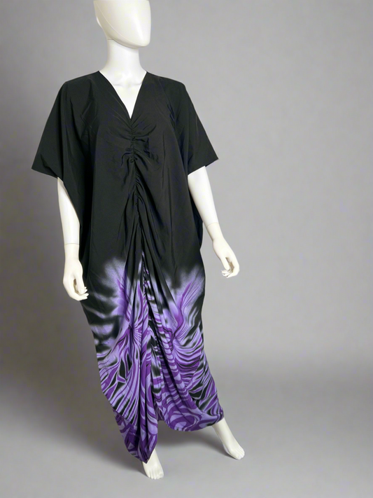 Drawstring boubou dress